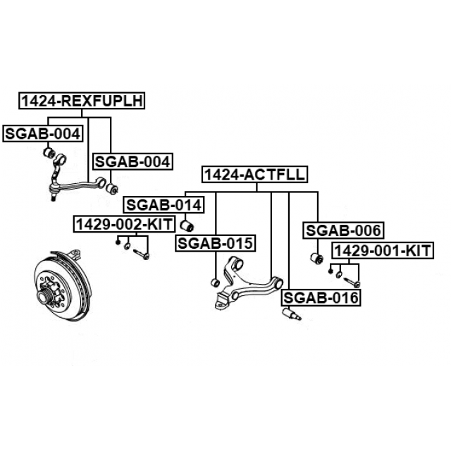 FEBEST 1424-ACTFLL