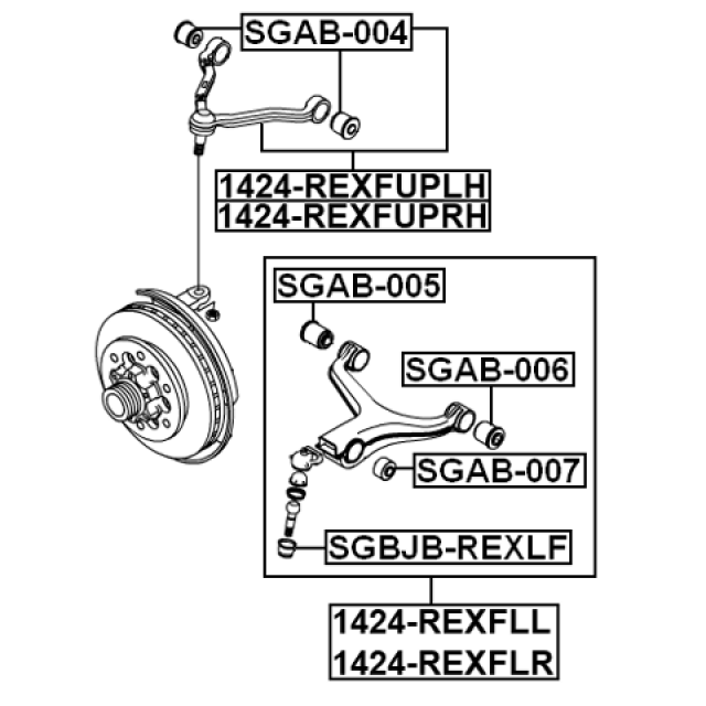 FEBEST 1424-REXFLL