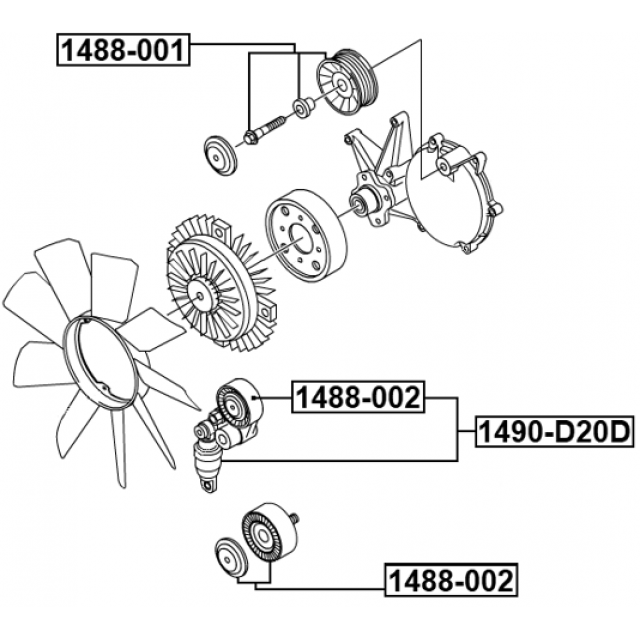 FEBEST 1490-D20D