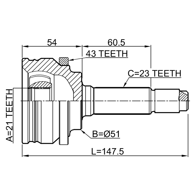 FEBEST 1510-002A43
