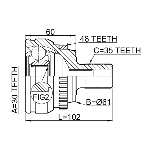 FEBEST 1610-210A48