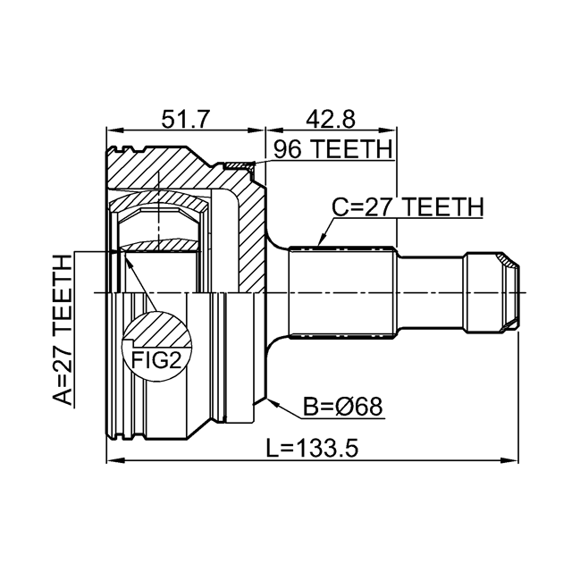 FEBEST 1610-212A96R