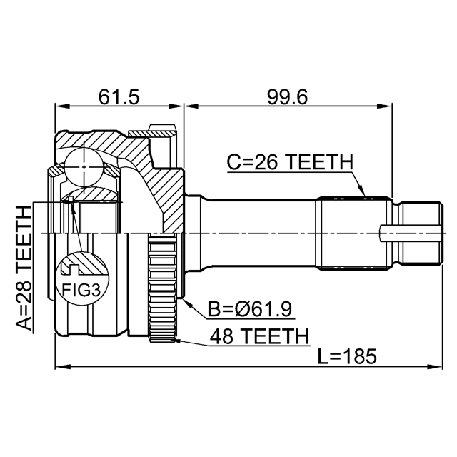 FEBEST 1610-463A48
