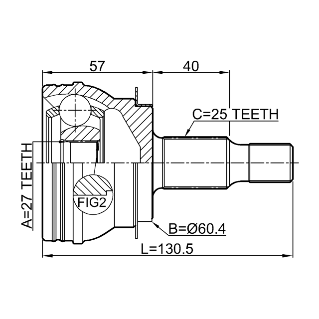 FEBEST 1610-W245