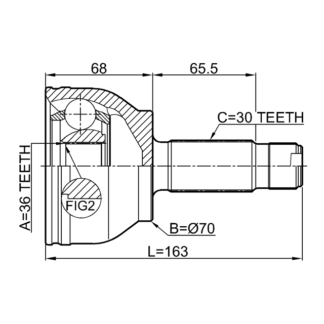 FEBEST 1610-W639R