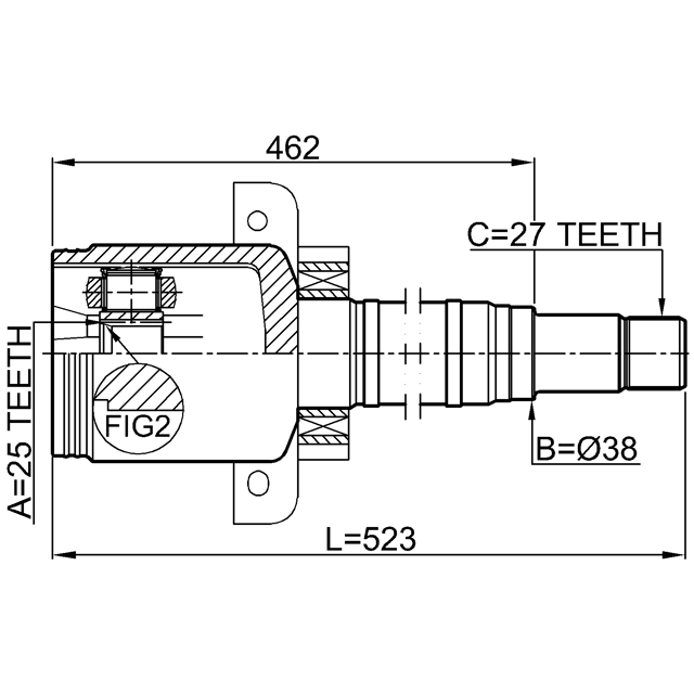 FEBEST 1611-169CVTRH