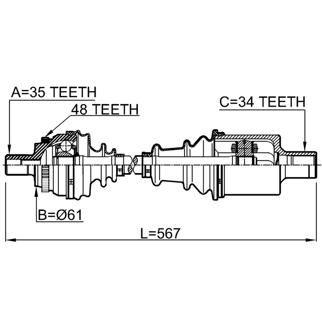 FEBEST 1614-210LH
