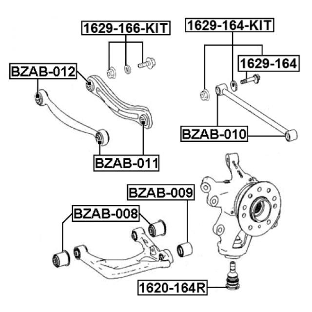 FEBEST 1629-166-KIT