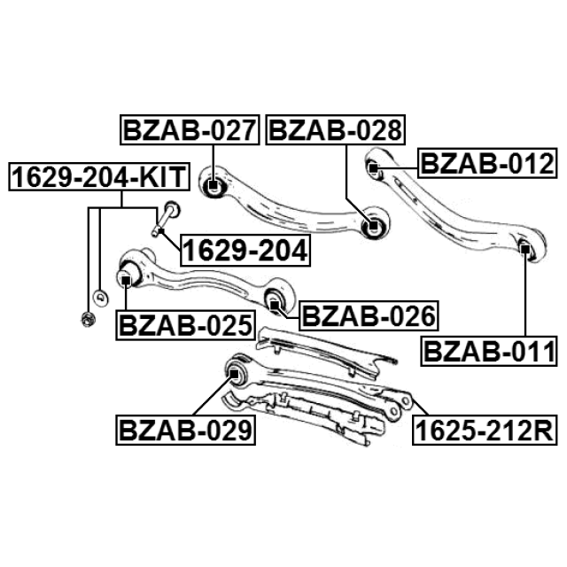 FEBEST 1629-204-KIT