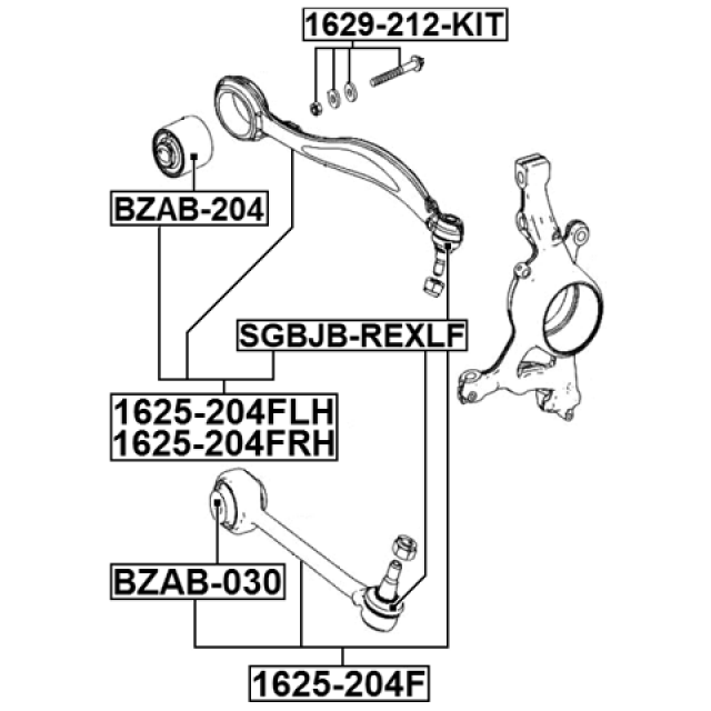 FEBEST 1629-212-KIT