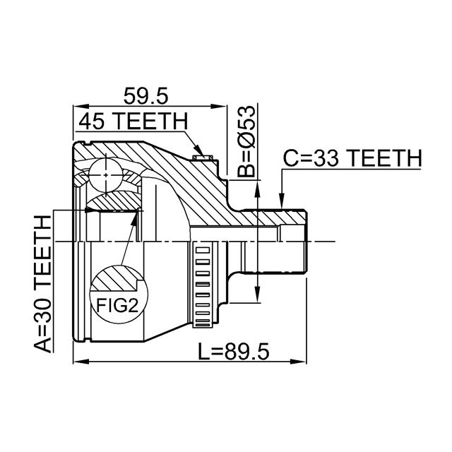 FEBEST 1710-004A45