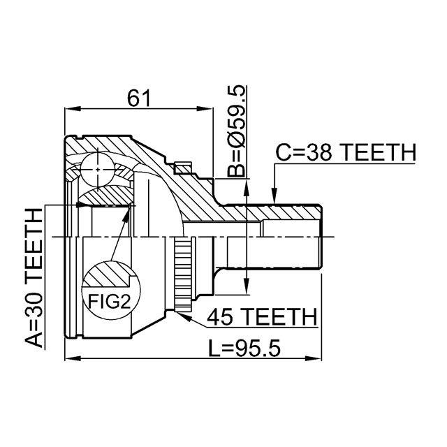 FEBEST 1710-009A45