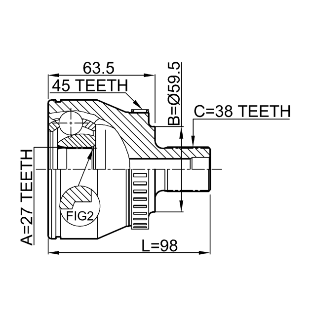 FEBEST 1710-011A45