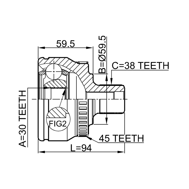 FEBEST 1710-099A45