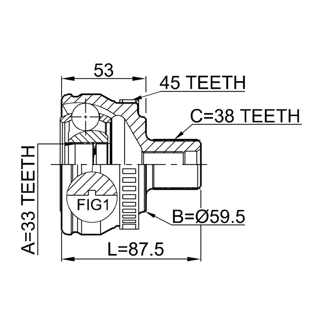FEBEST 1710-A4A45