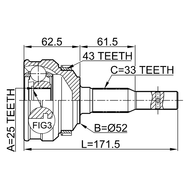FEBEST 1810-015A43