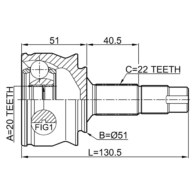 FEBEST 1810-CORD
