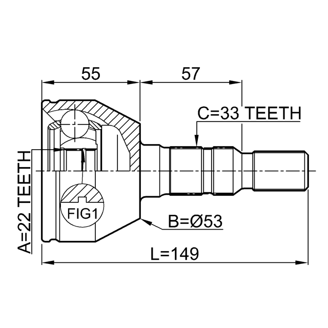 FEBEST 1810-ZAF