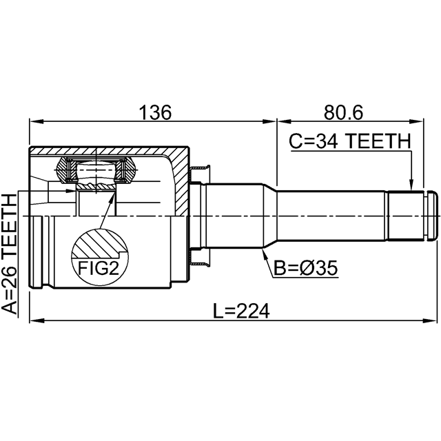 FEBEST 1811-A16LH