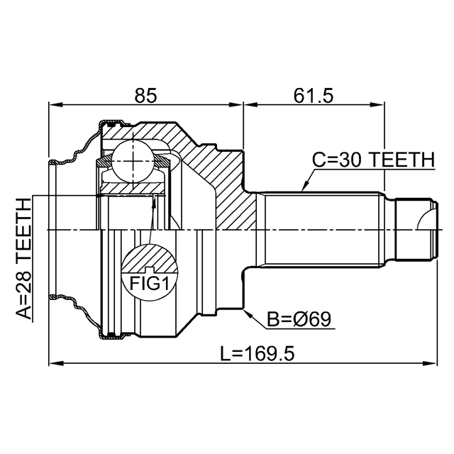 FEBEST 1910-E70R