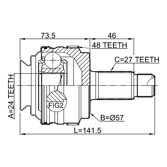 FEBEST 1910-E87A48R