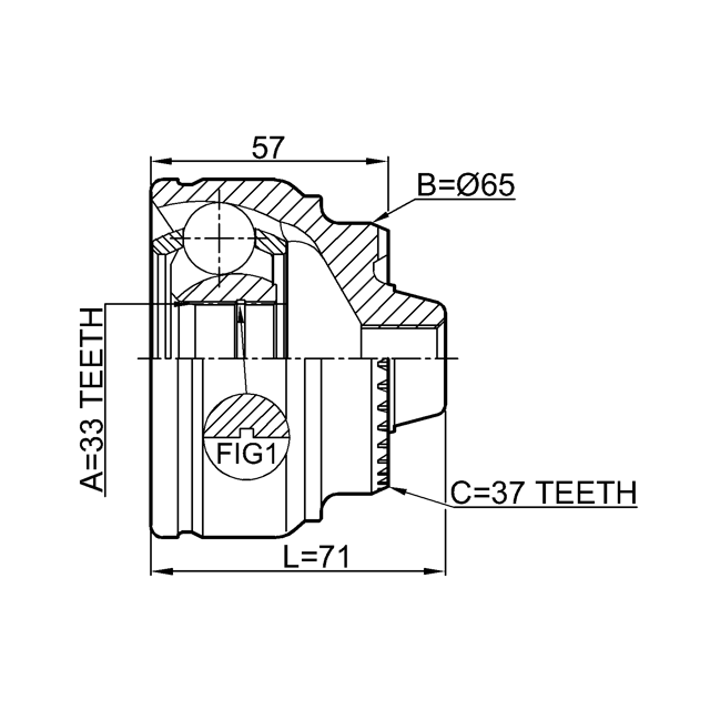 FEBEST 1910-F25