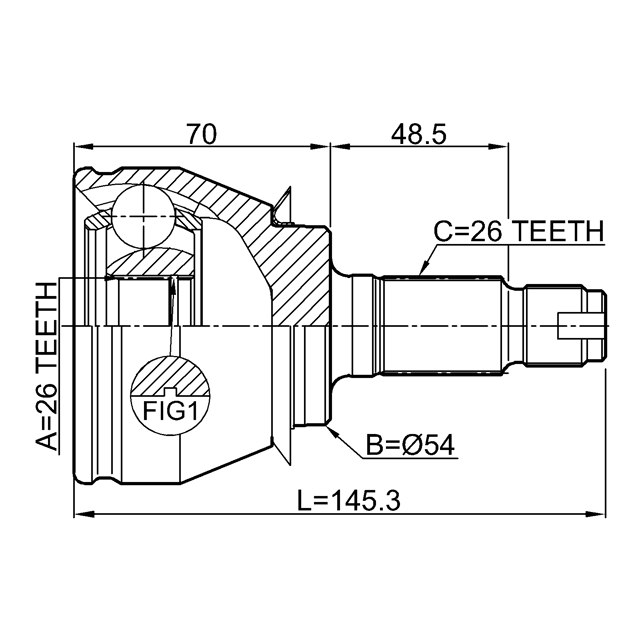 FEBEST 1910-R58