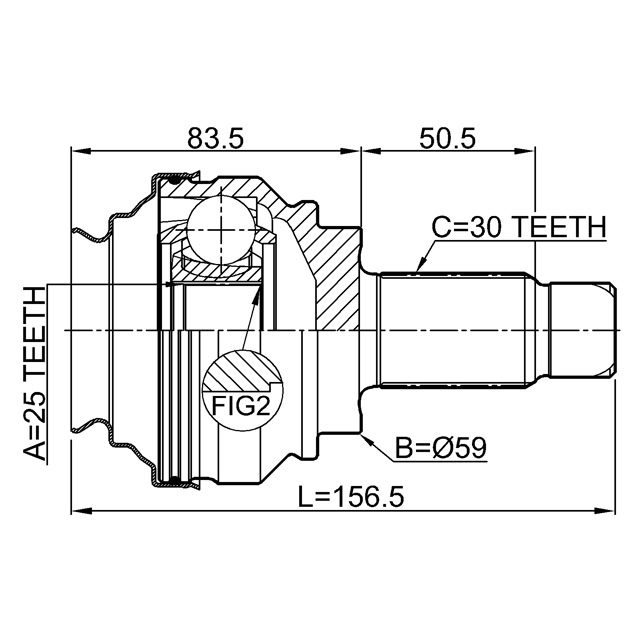FEBEST 1910-X1R
