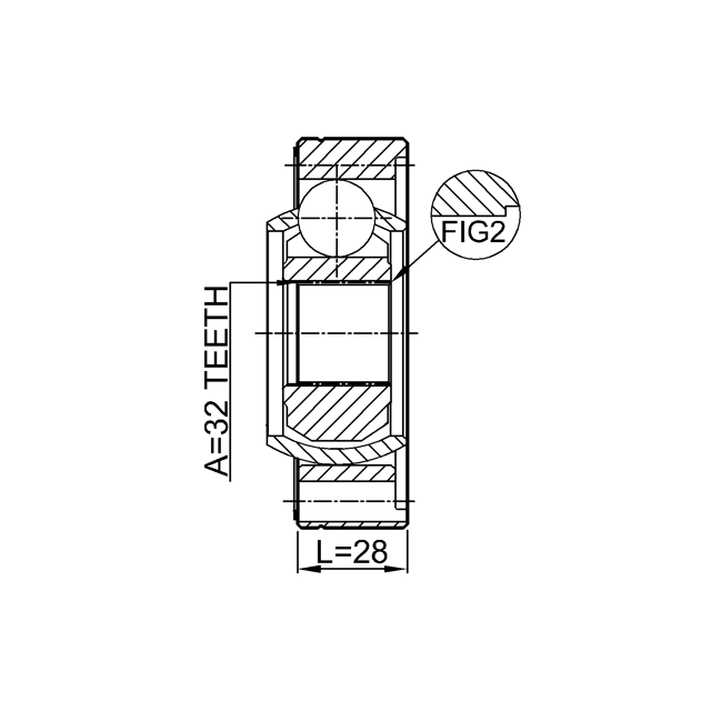 FEBEST 1911-E46SHA