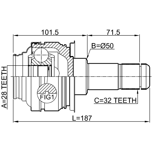 FEBEST 1911-F06R