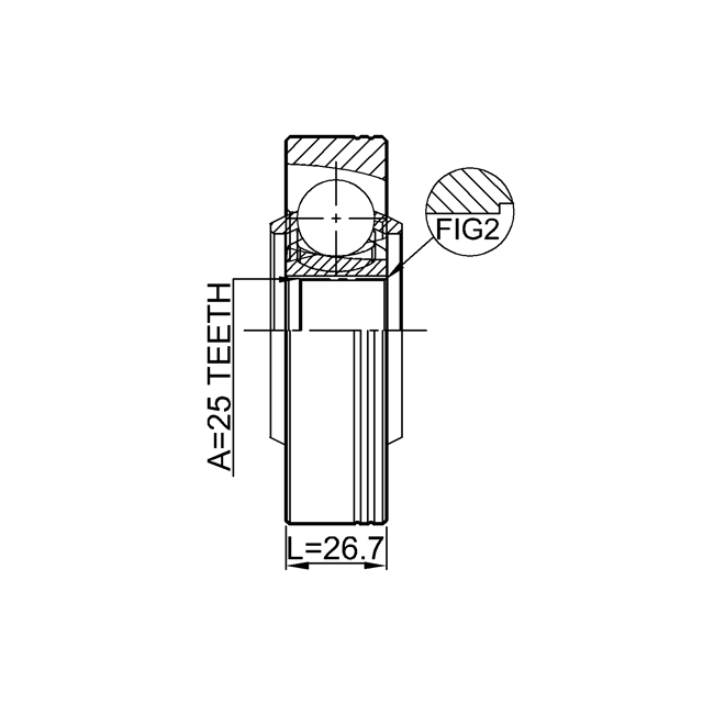 FEBEST 1911-X1SHAR