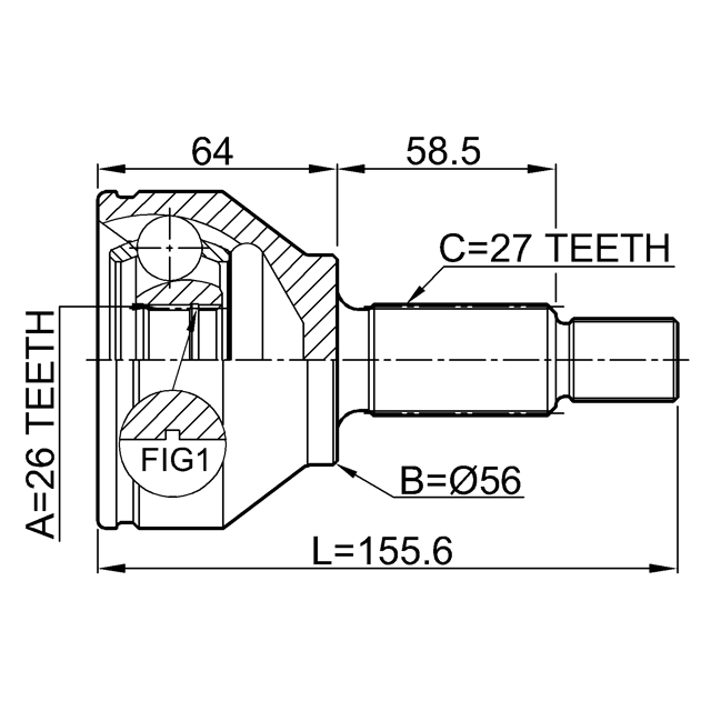 FEBEST 2110-CAK