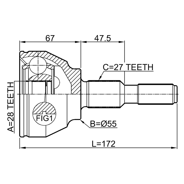 FEBEST 2110-CNG