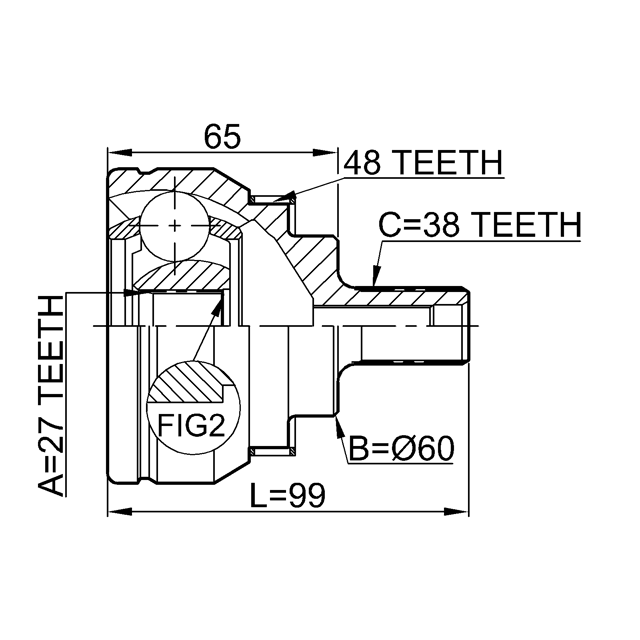 FEBEST 2110-SHARA48
