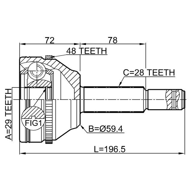 FEBEST 2110-TRDA48
