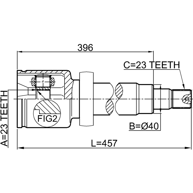 FEBEST 2111-CB316RH
