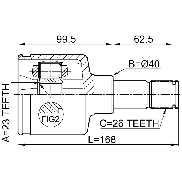 FEBEST 2111-CB420LH