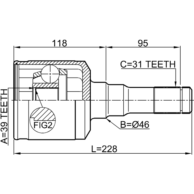 FEBEST 2111-F150LH