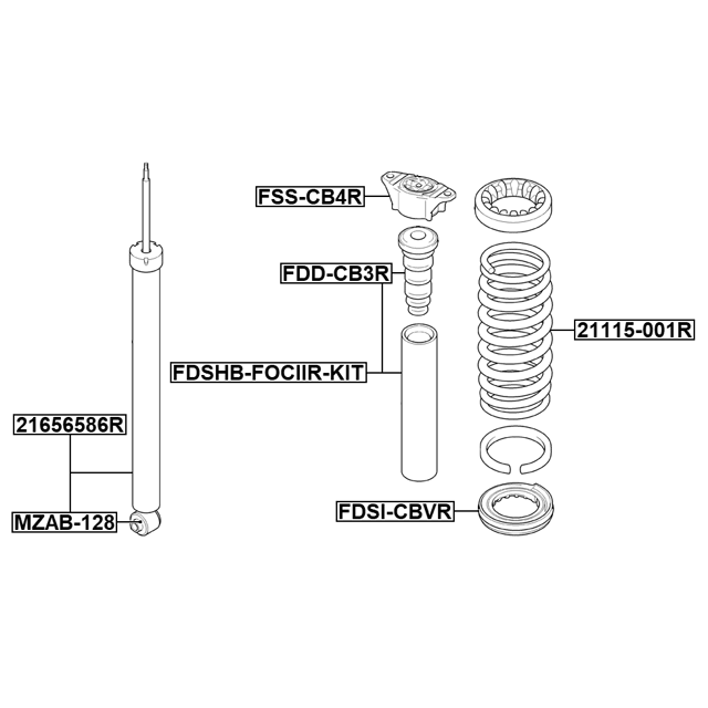 FEBEST 21115-001R