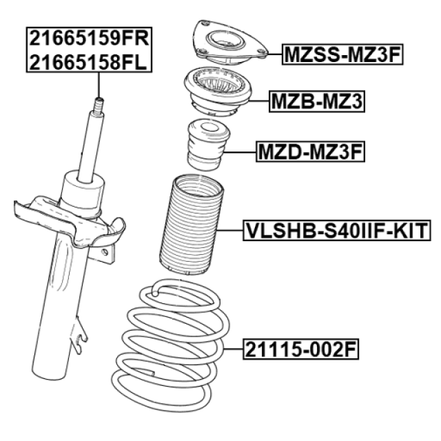 FEBEST 21115-002F