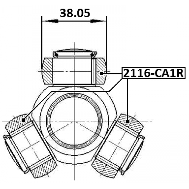 FEBEST 2116-CA1R