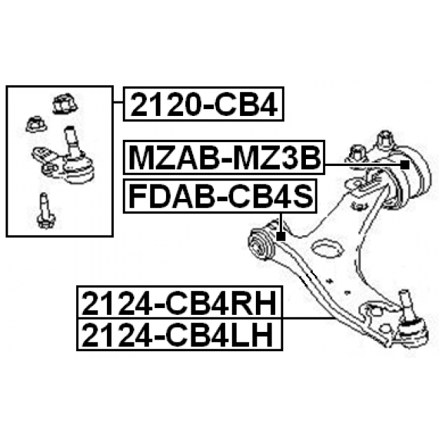FEBEST 2120-CB4