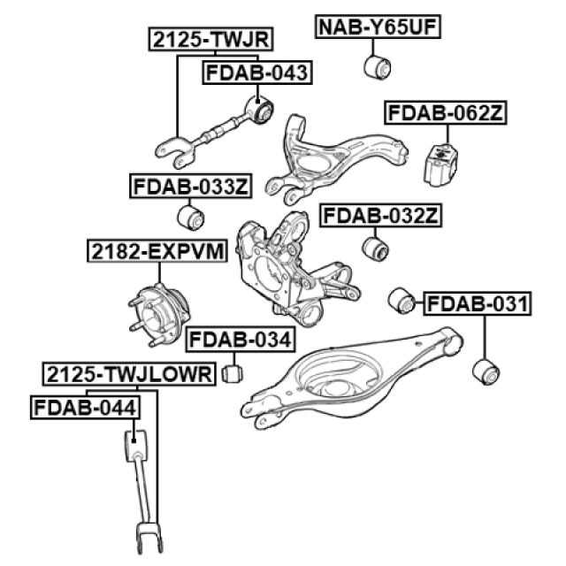 FEBEST 2125-TWJLOWR