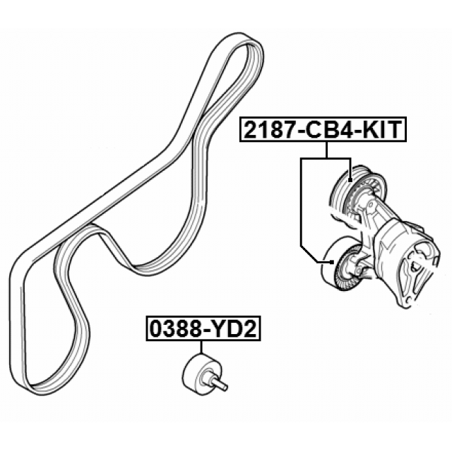 FEBEST 2187-CB4-KIT