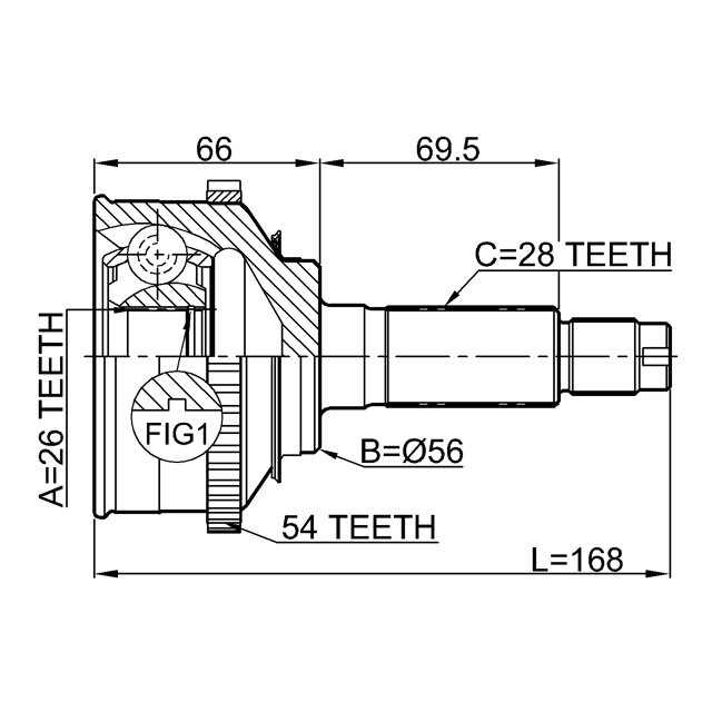FEBEST 2210-016A54