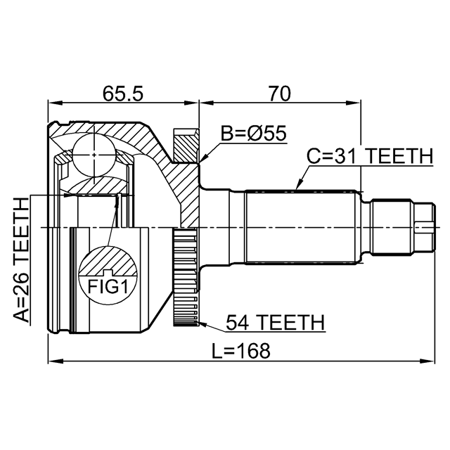 FEBEST 2210-CARA54