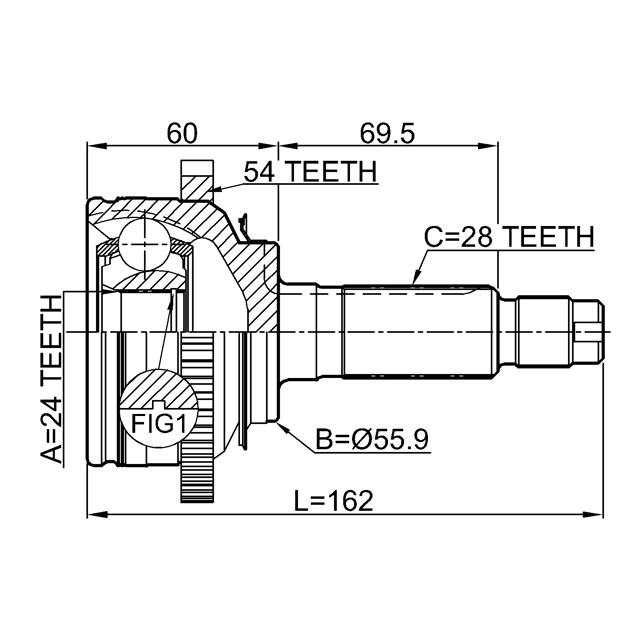 FEBEST 2210-CARNFLA54