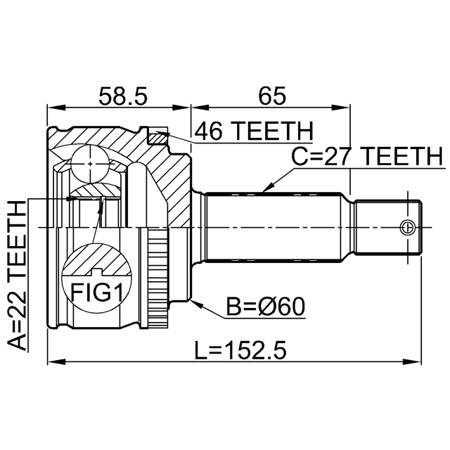 FEBEST 2210-CDA46