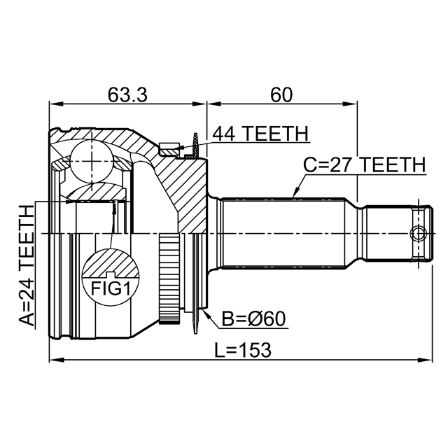 FEBEST 2210-CER15A44