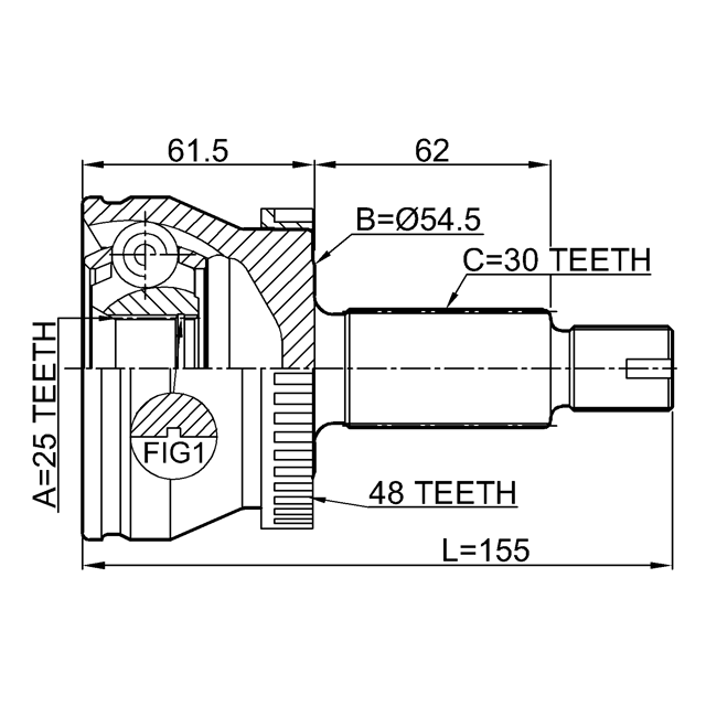 FEBEST 2210-D4224A48